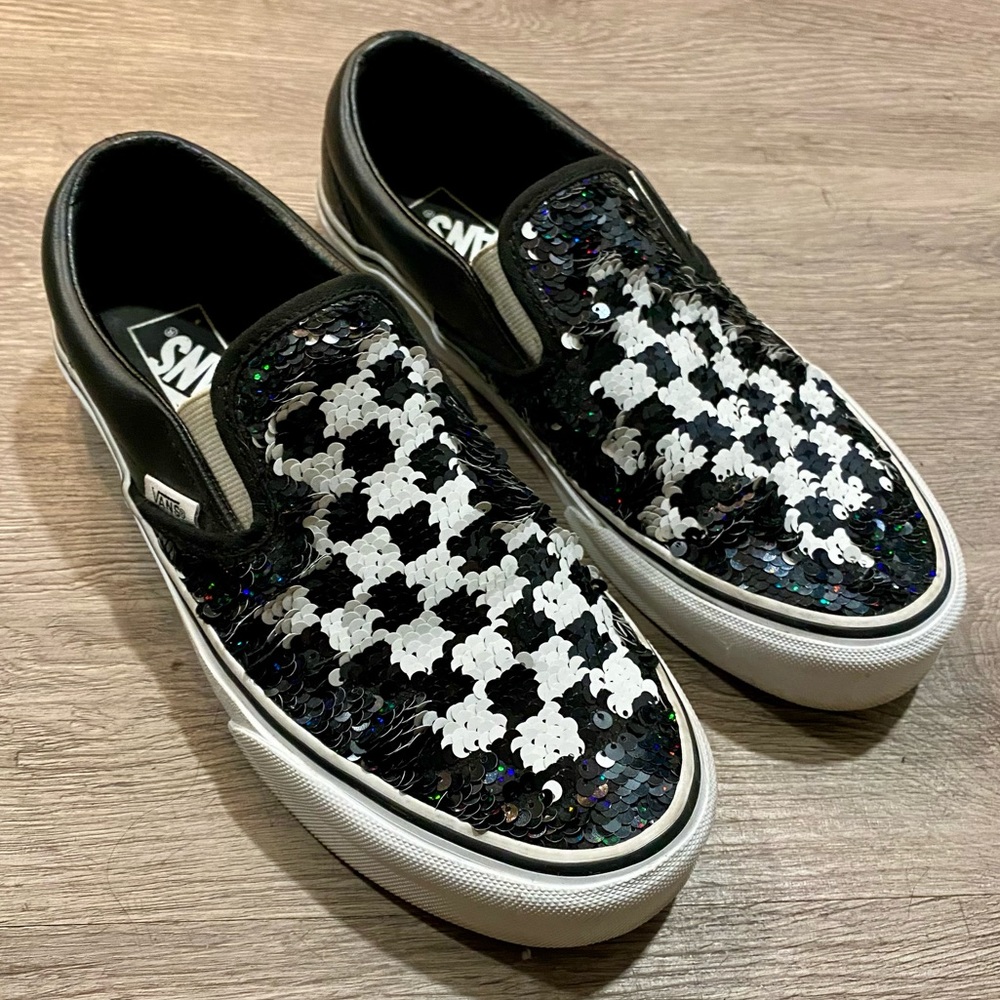 FreePeople Sequin Vans